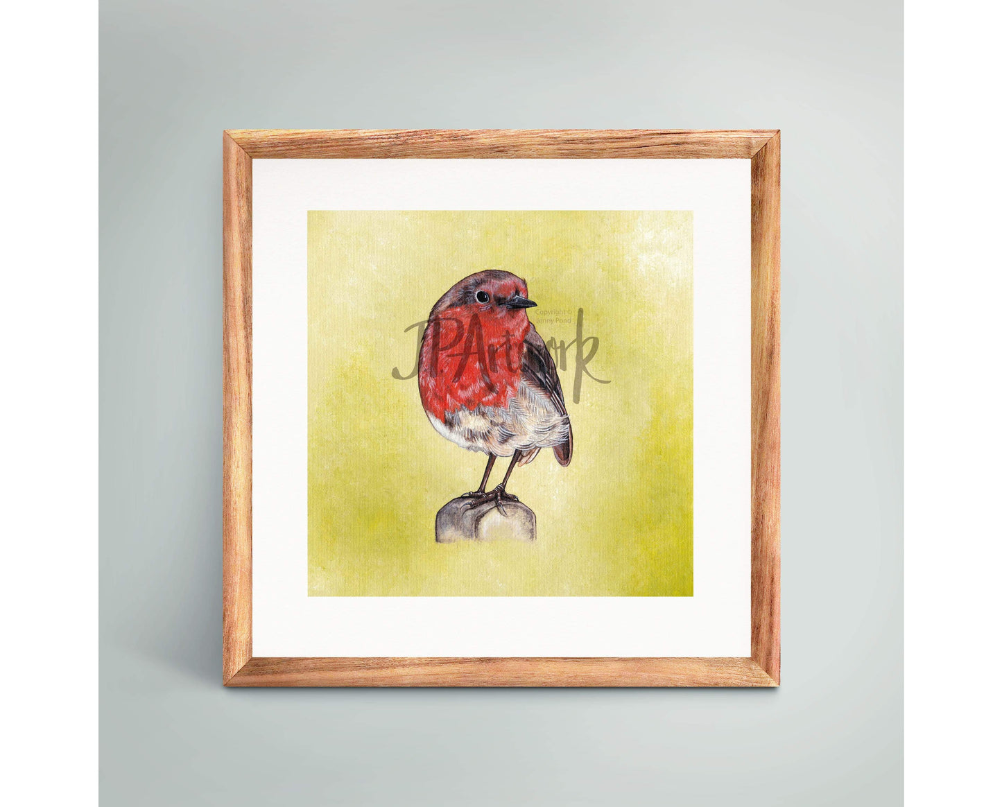 'Dad's Robin' | Art Print art print JPArtwork Jenny Pond