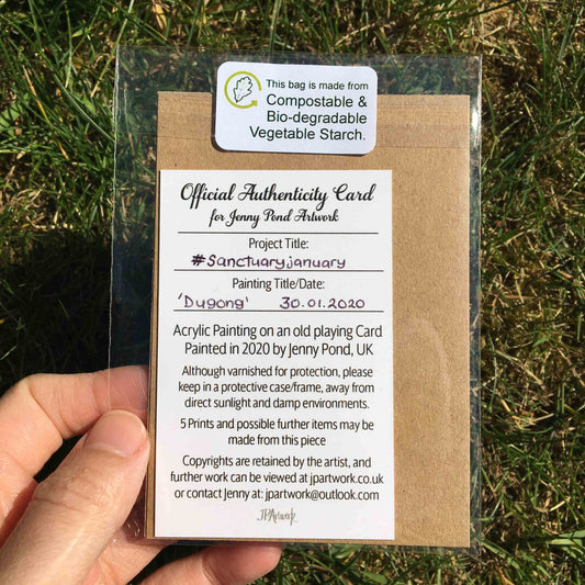 Dugong | Original Fine Art Painting original painting JPArtwork Jenny Pond