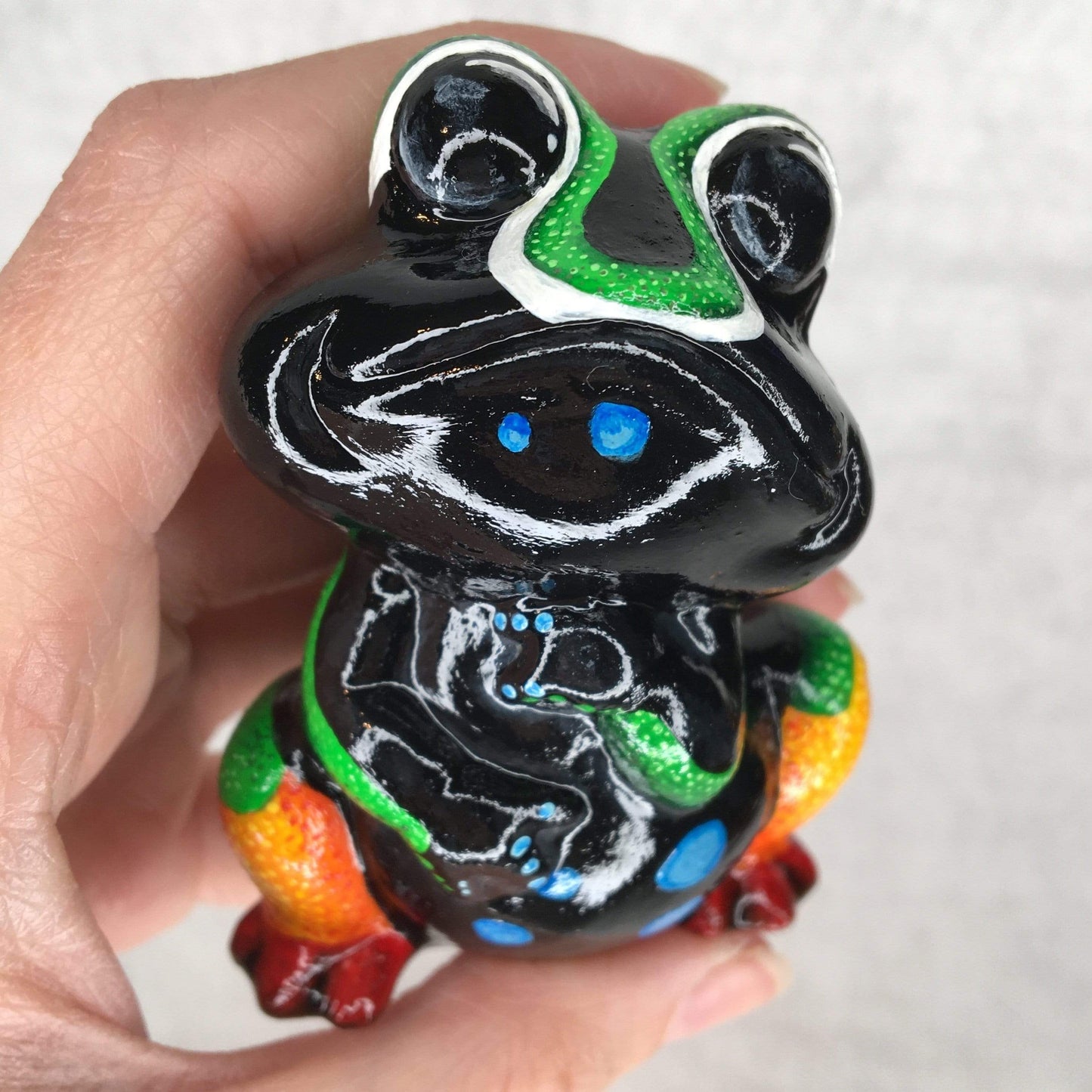 Fabian, Hand-painted Frog | Ceramics ceramics JPArtwork Jenny Pond