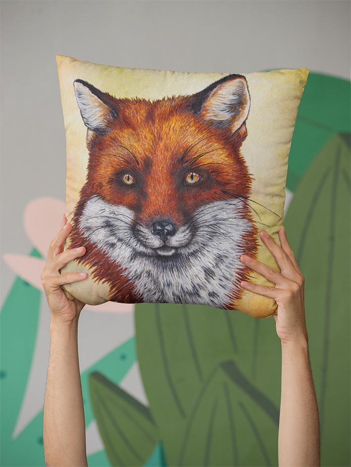 Fox | Cushion Cover cushion JPArtwork Jenny Pond