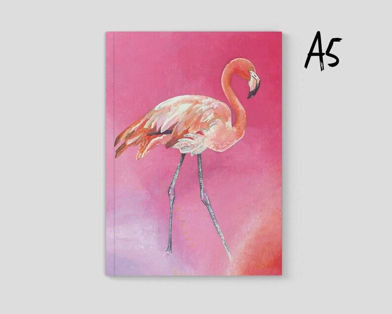 Pink Flamingo A5 Journal