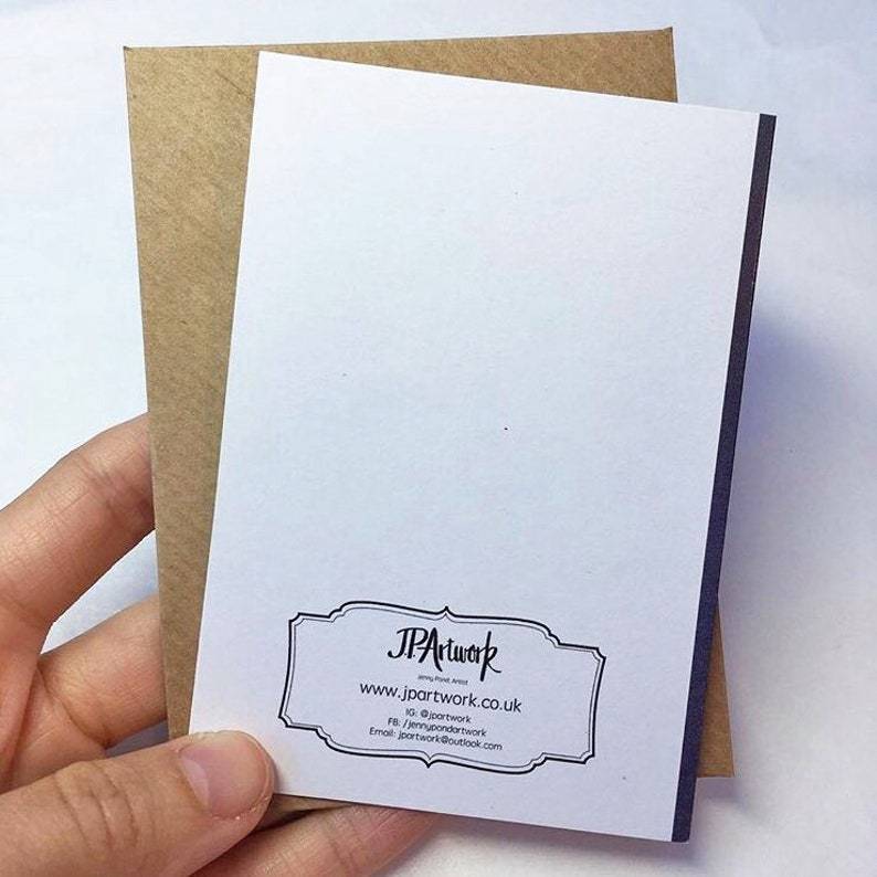 Koala A7 Note Card Back