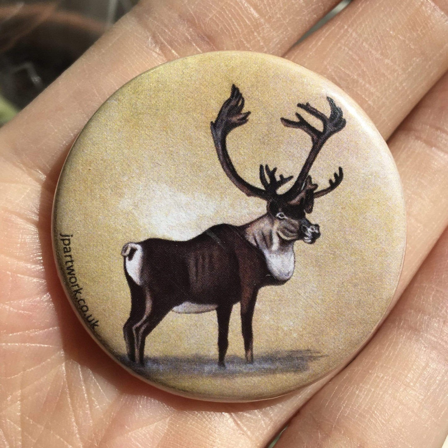 Reindeer | Magnet, 38mm | SECONDS (Minor Imperfections) magnet JPArtwork Jenny Pond