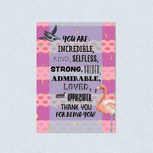 Positive Quote Postcard