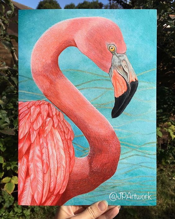 Why did I restart the Flamingo painting?