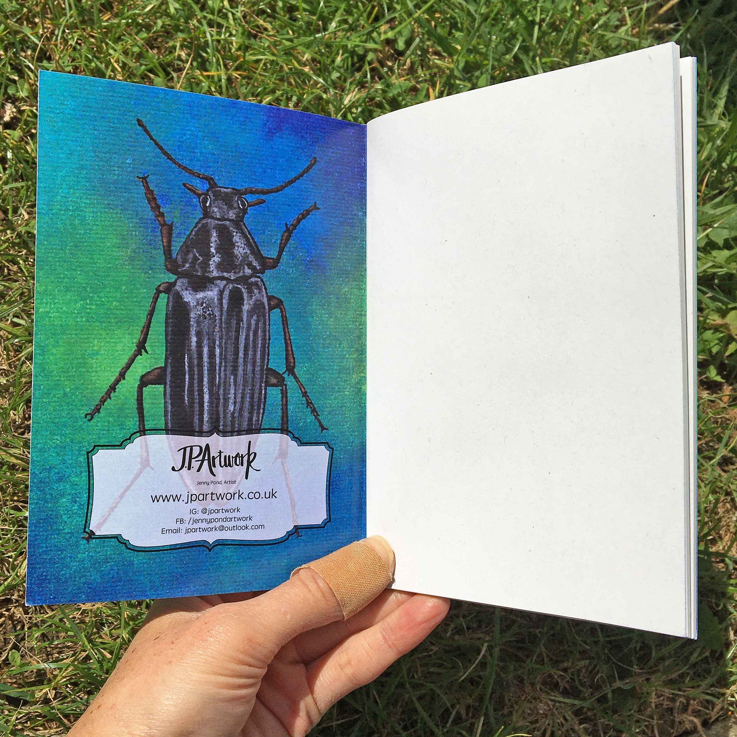 Beetle A6 Journal Plain Paper