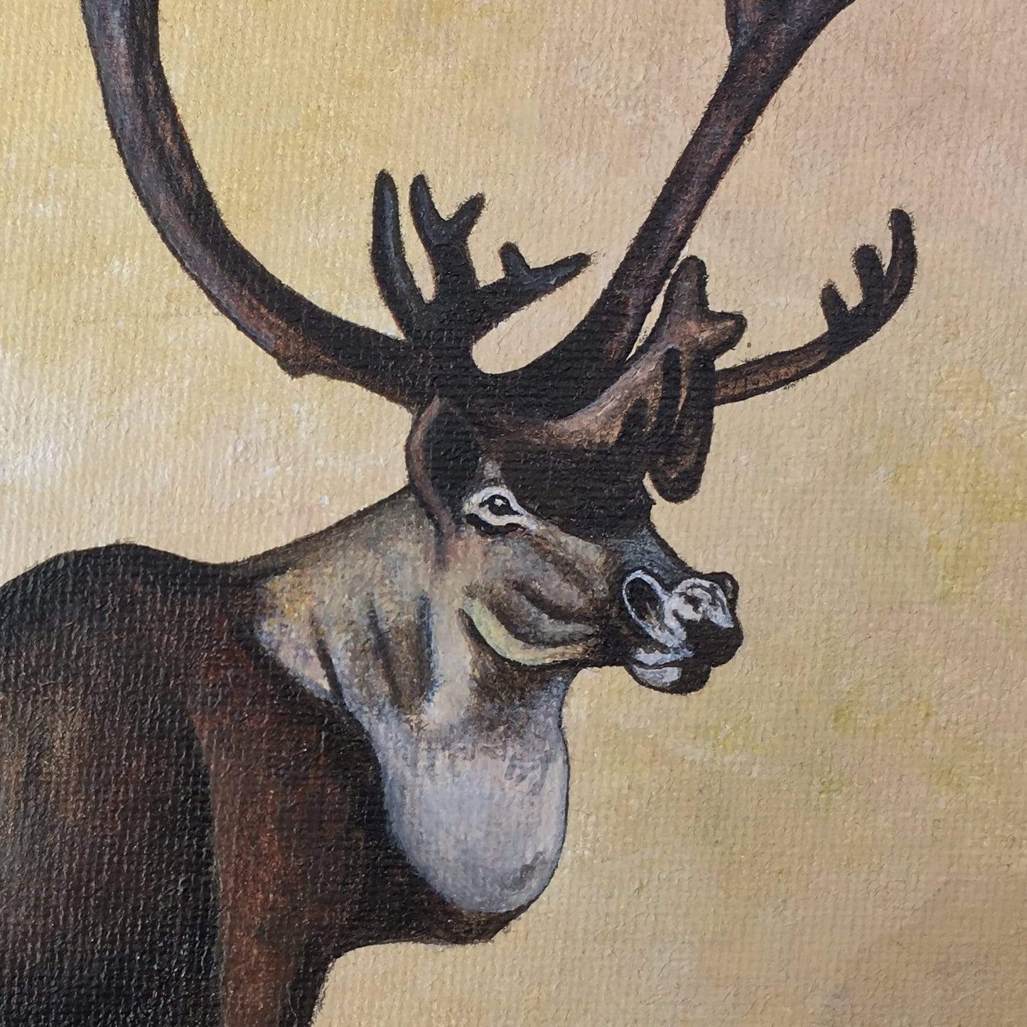 Caribou Reindeer | Original Fine Art Painting original painting JPArtwork Jenny Pond