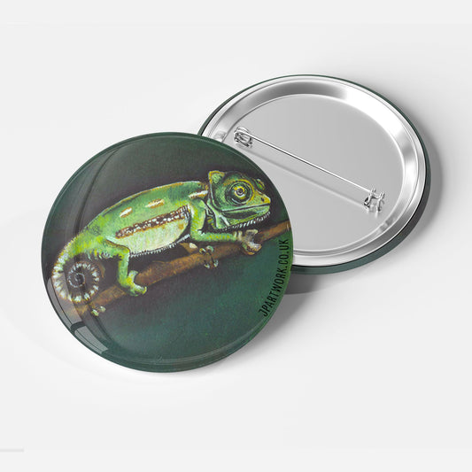 Chameleon Pin Badge