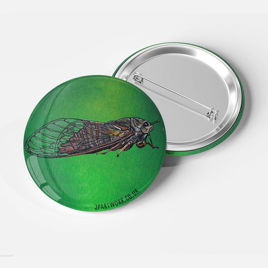 Cicada Pin Badge