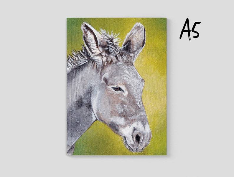 A5 Donkey Journal with Plain or Lined paper