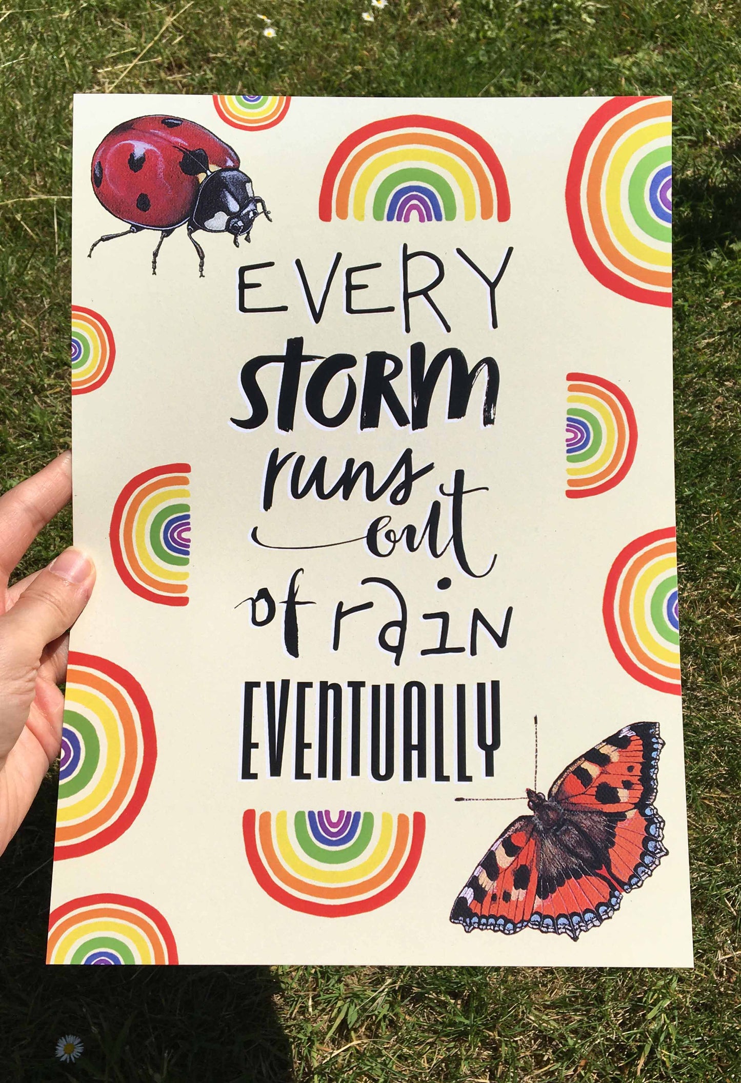 'Every Storm' | Quote Print art print JPArtwork Jenny Pond