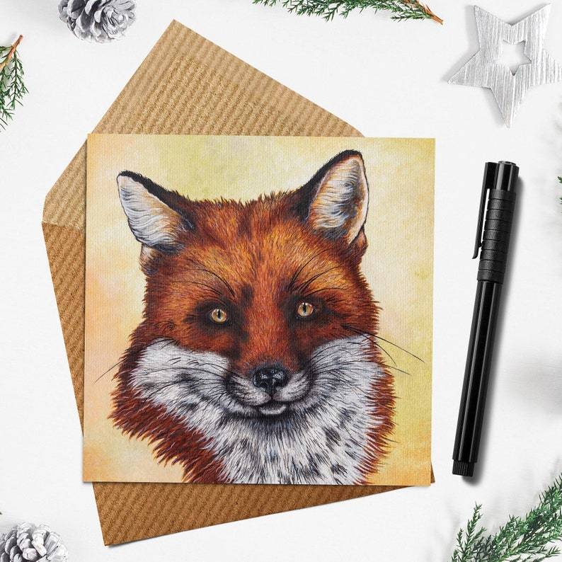 Fox Greetings Christmas Card