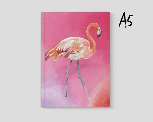 Pink Flamingo A5 Journal