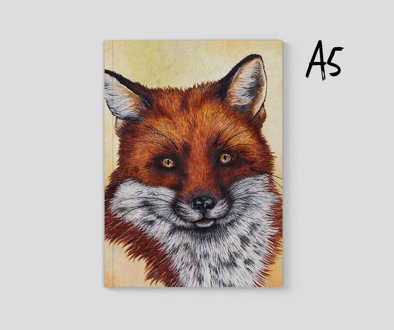 Fox A5 Journal Cover