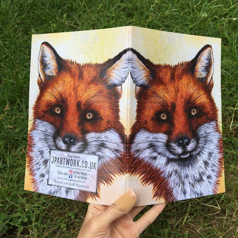 Fox A5 Journal Back Cover