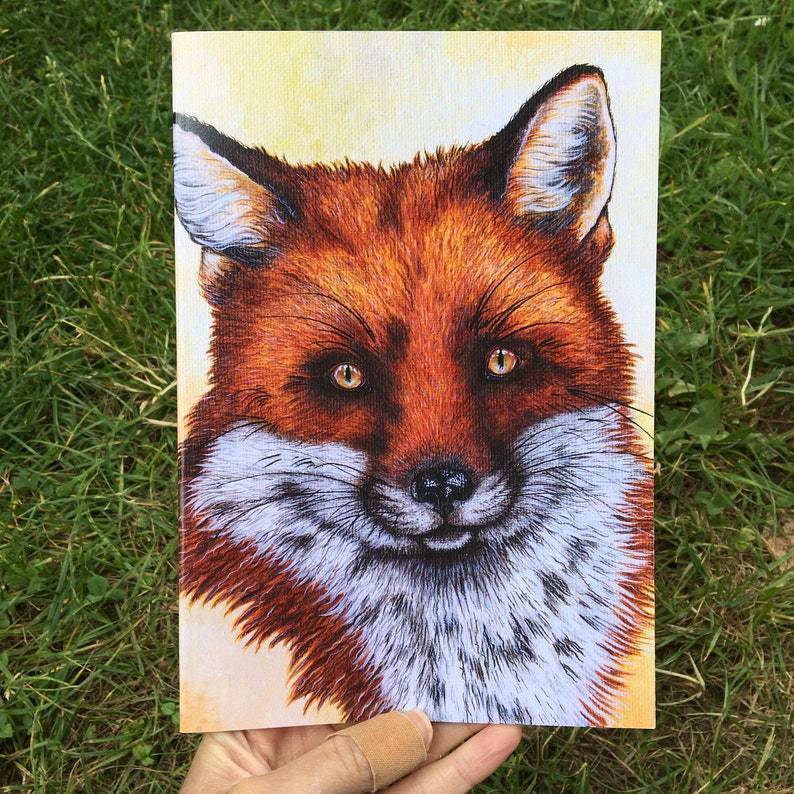 Fox A5 Journal Cover