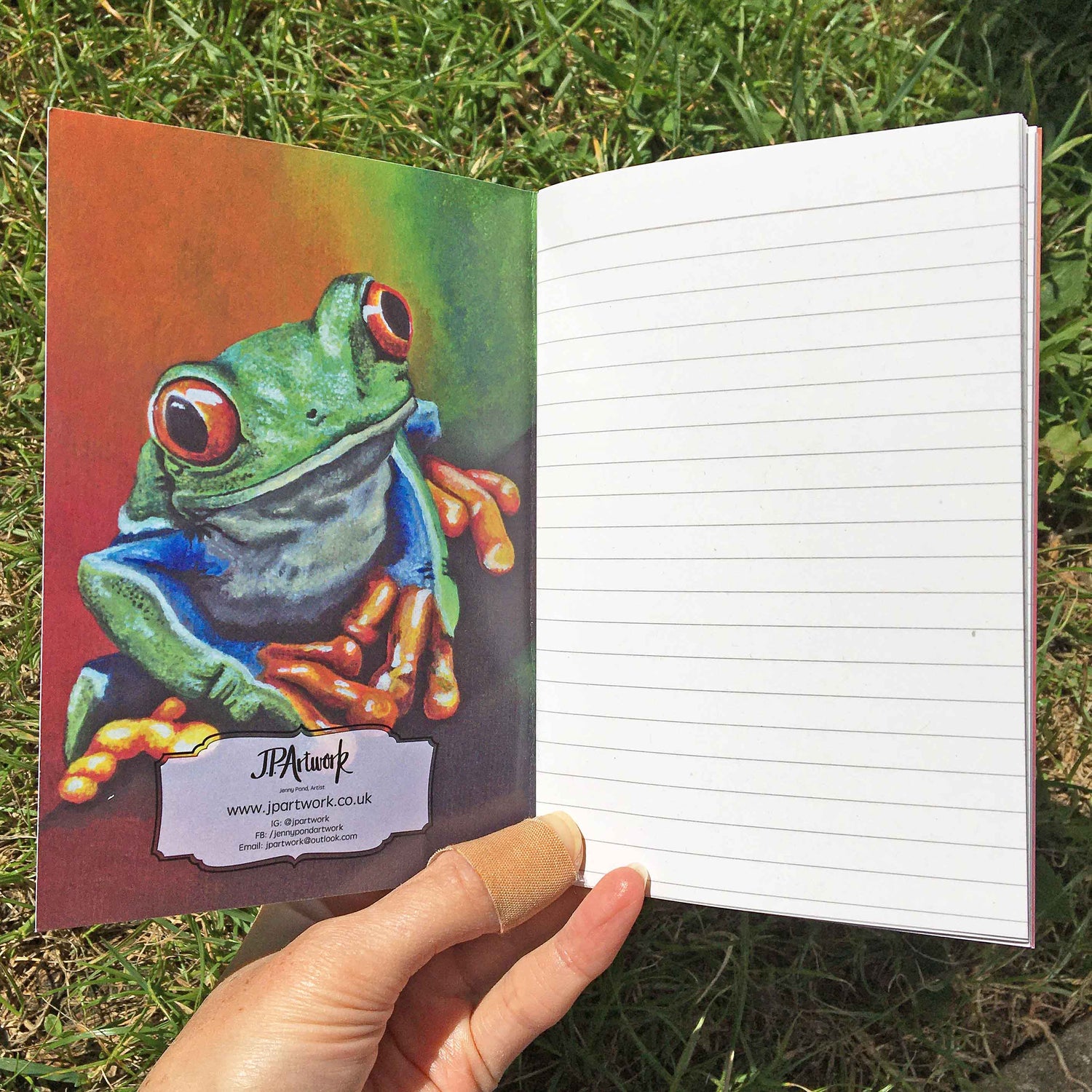 Tree Frog A6 Journal Lined Paper