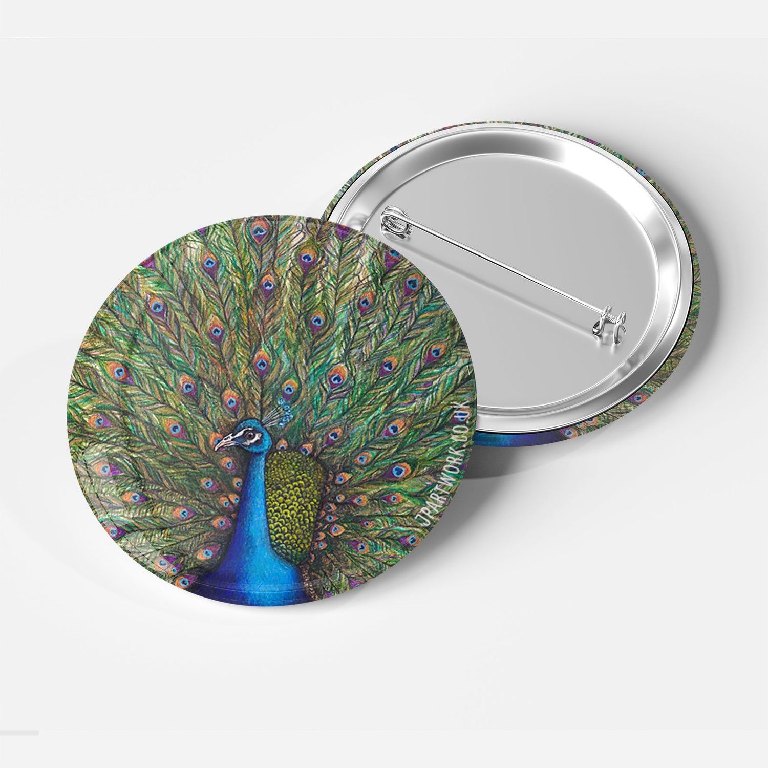 Peacock Pin Badge