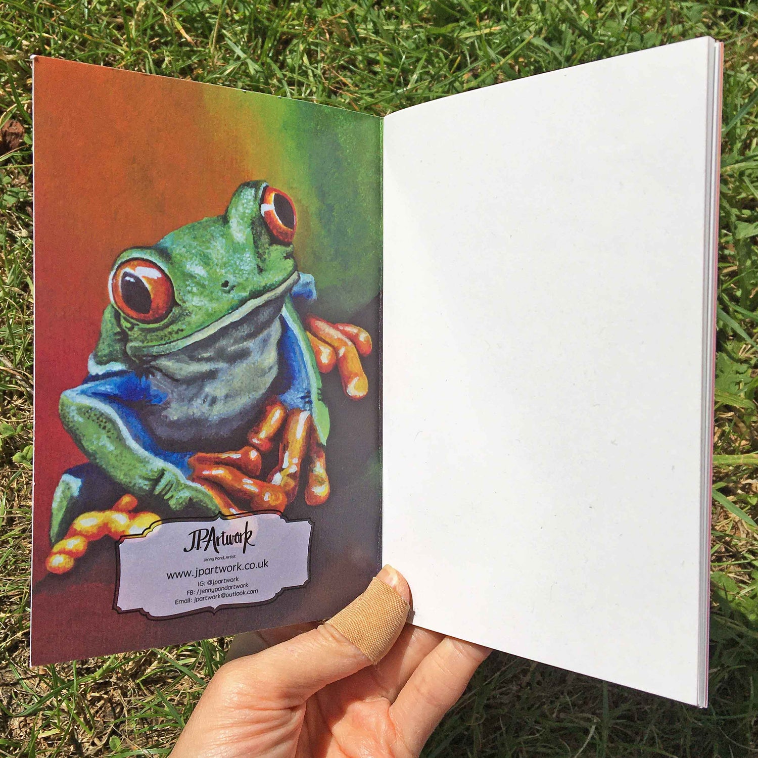Tree Frog A6 Journal Plain Paper