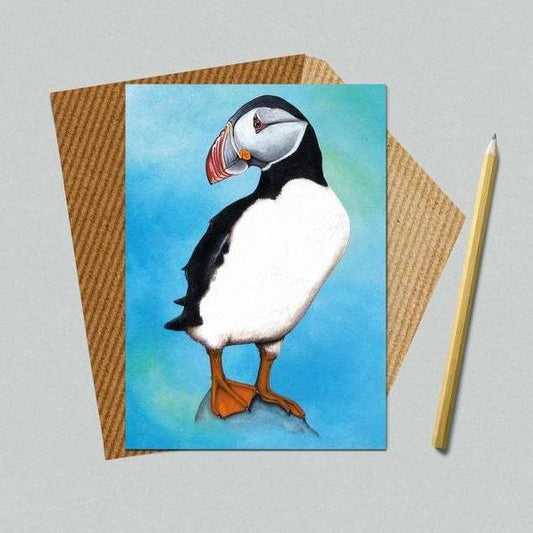 Puffin A5 Greetings Card