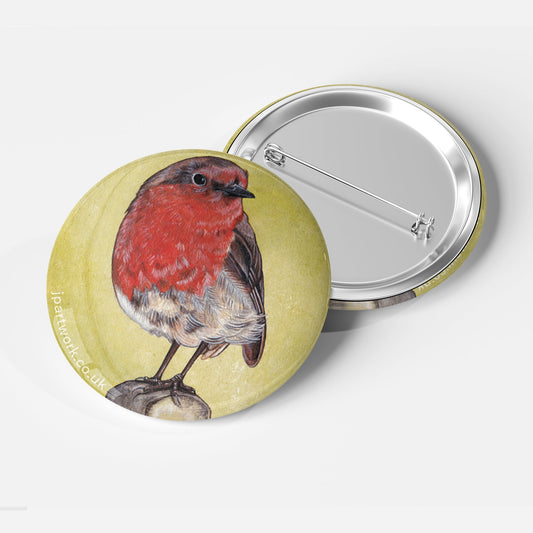 Robin Pin Badge