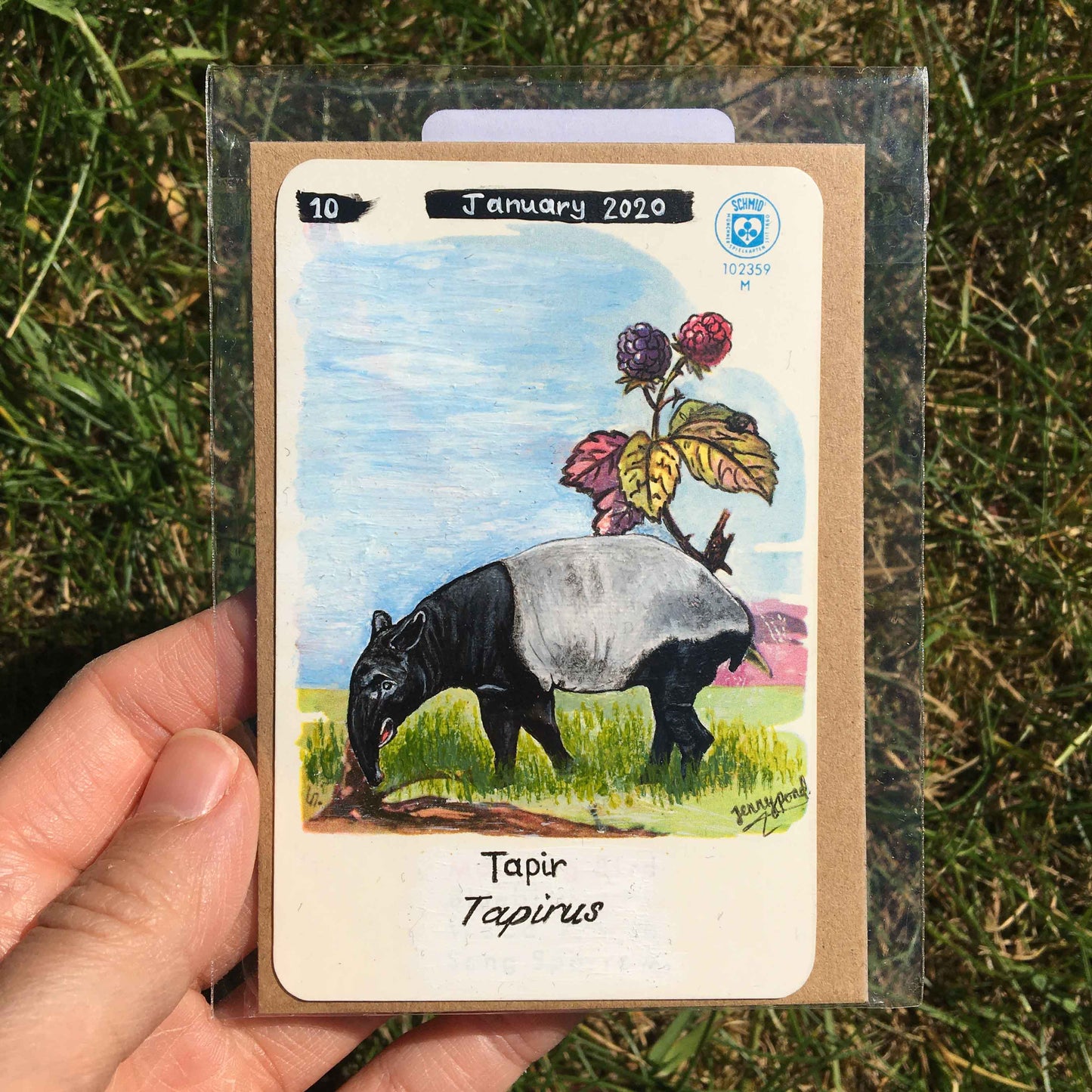 Tapir Original Painting by Jenny Pond, JPArtwork