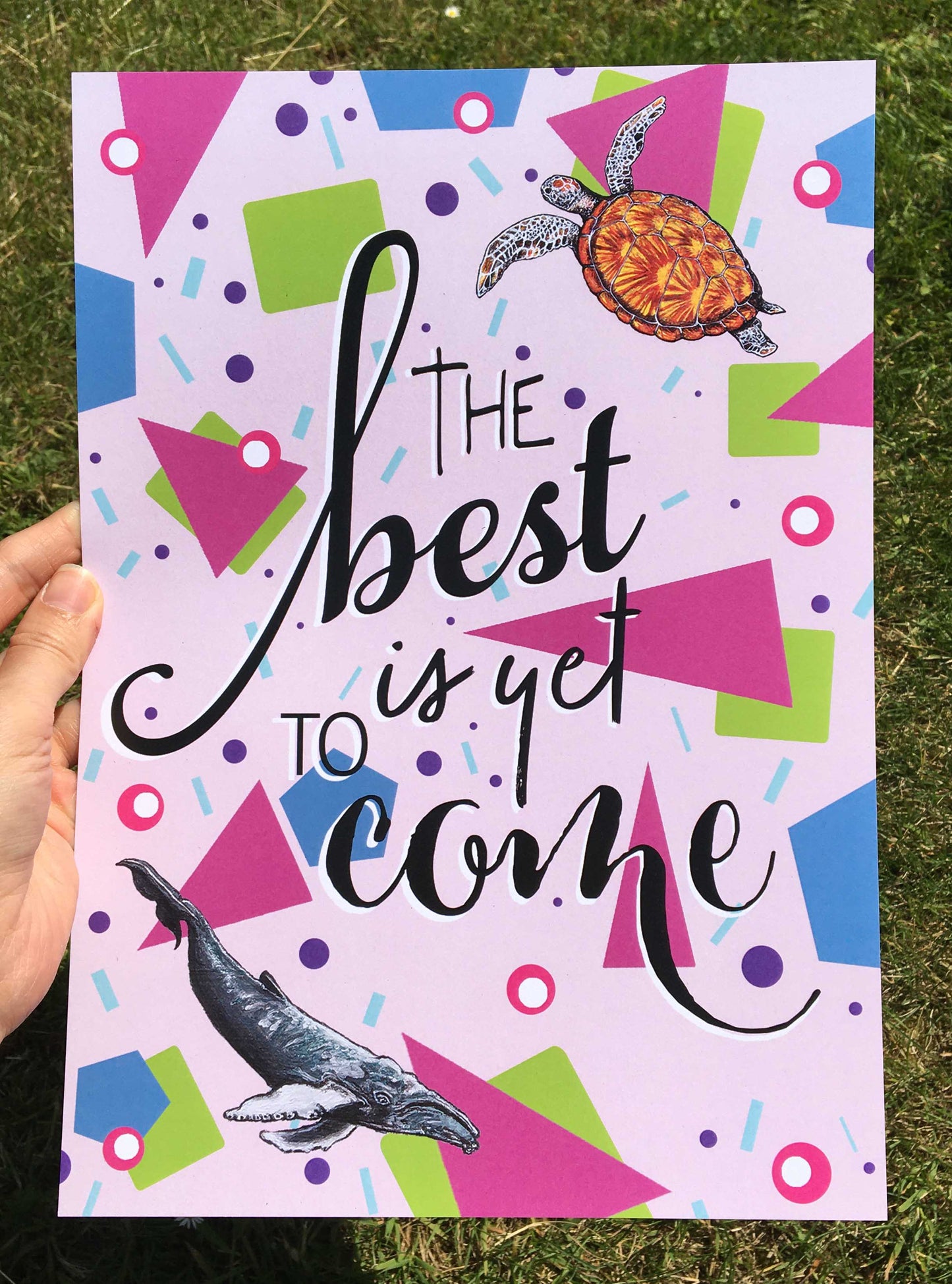 'The Best' | Quote Print art print JPArtwork Jenny Pond