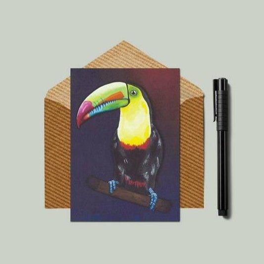 Toucan A6 Greetings Card