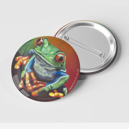 Tree Frog Pin Badge