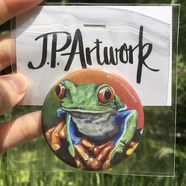 Tree Frog Compact Mirror